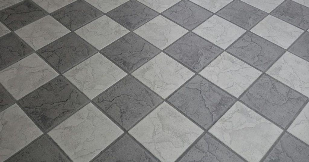 Ceramic kitchen floor