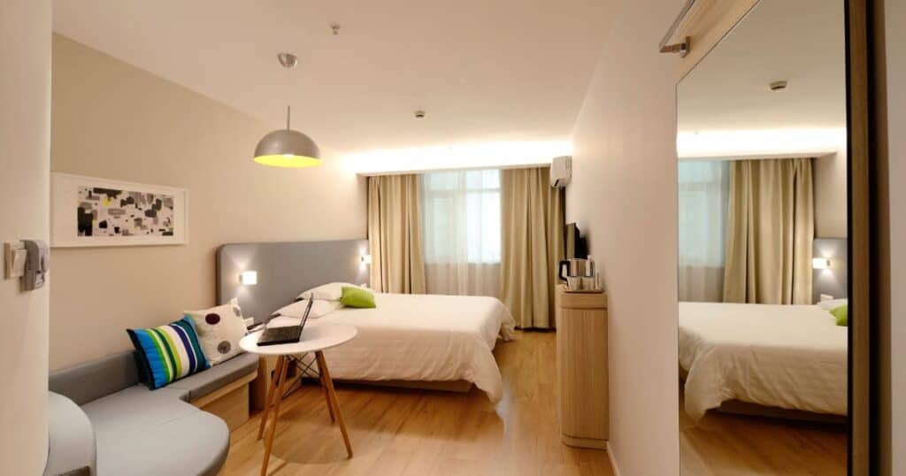 Modern hotel room design